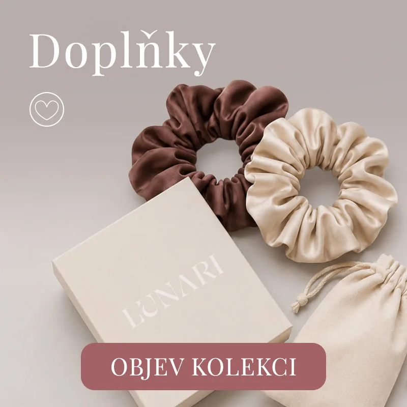 Doplnky — scrunchie a darčekové balenie