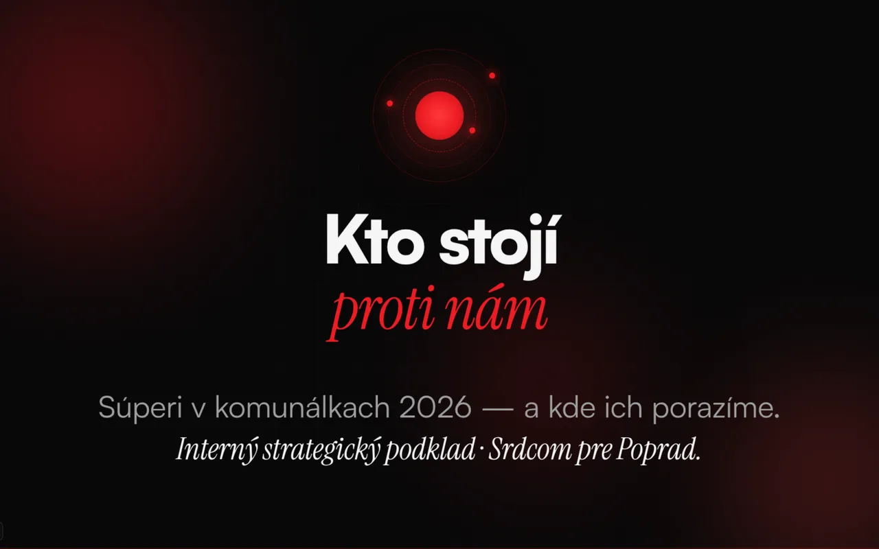 Titulný slajd: Kto stojí proti nám — analýza súperov